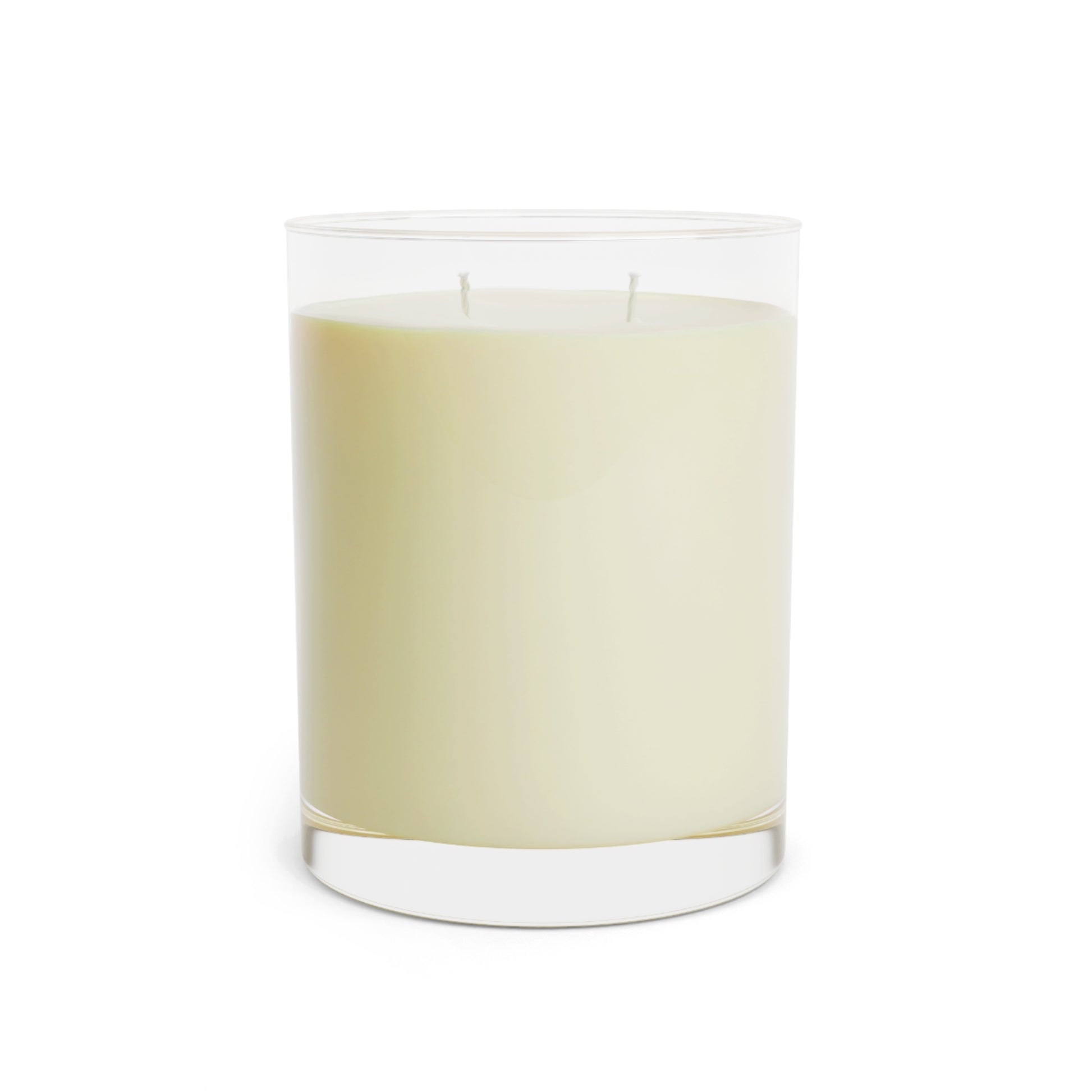 Aromatic Glass Candle — Blue Spiral Logo 11oz Scented Candle