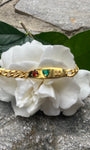 ID Bracelet with Gems