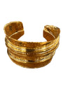 Gold textured cuff