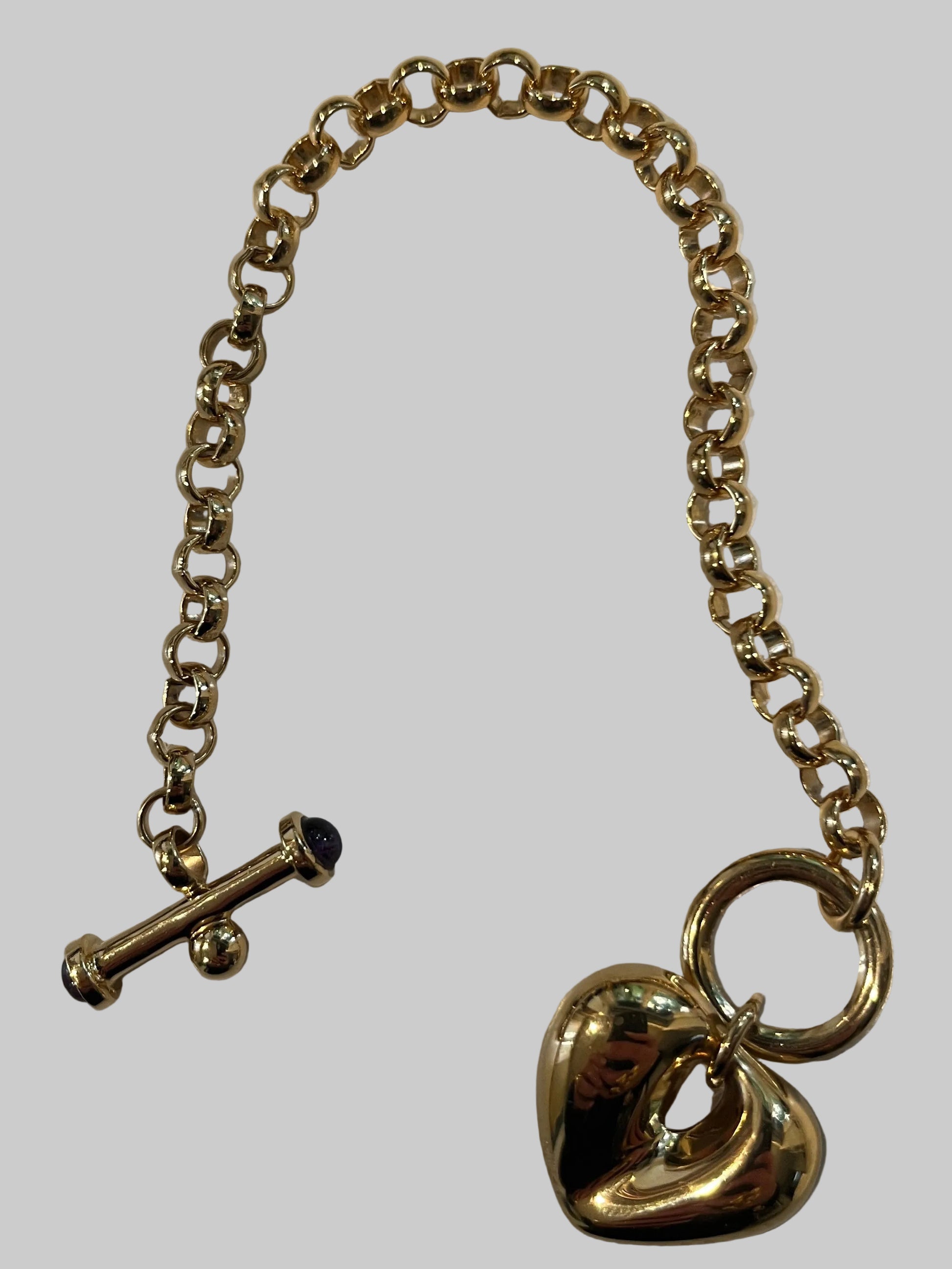 Toggle Heart Bracelet