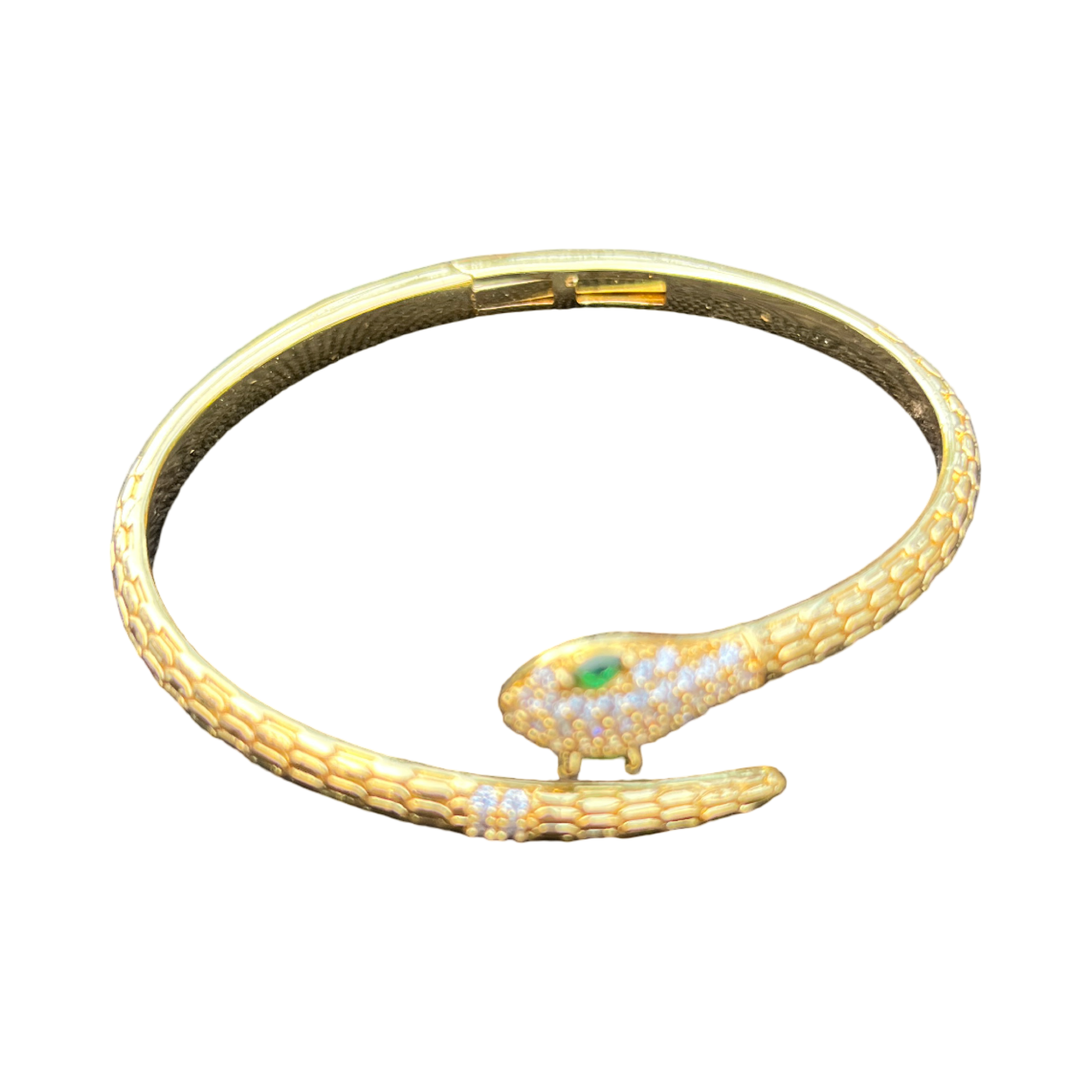 Snake Hinged Bangle