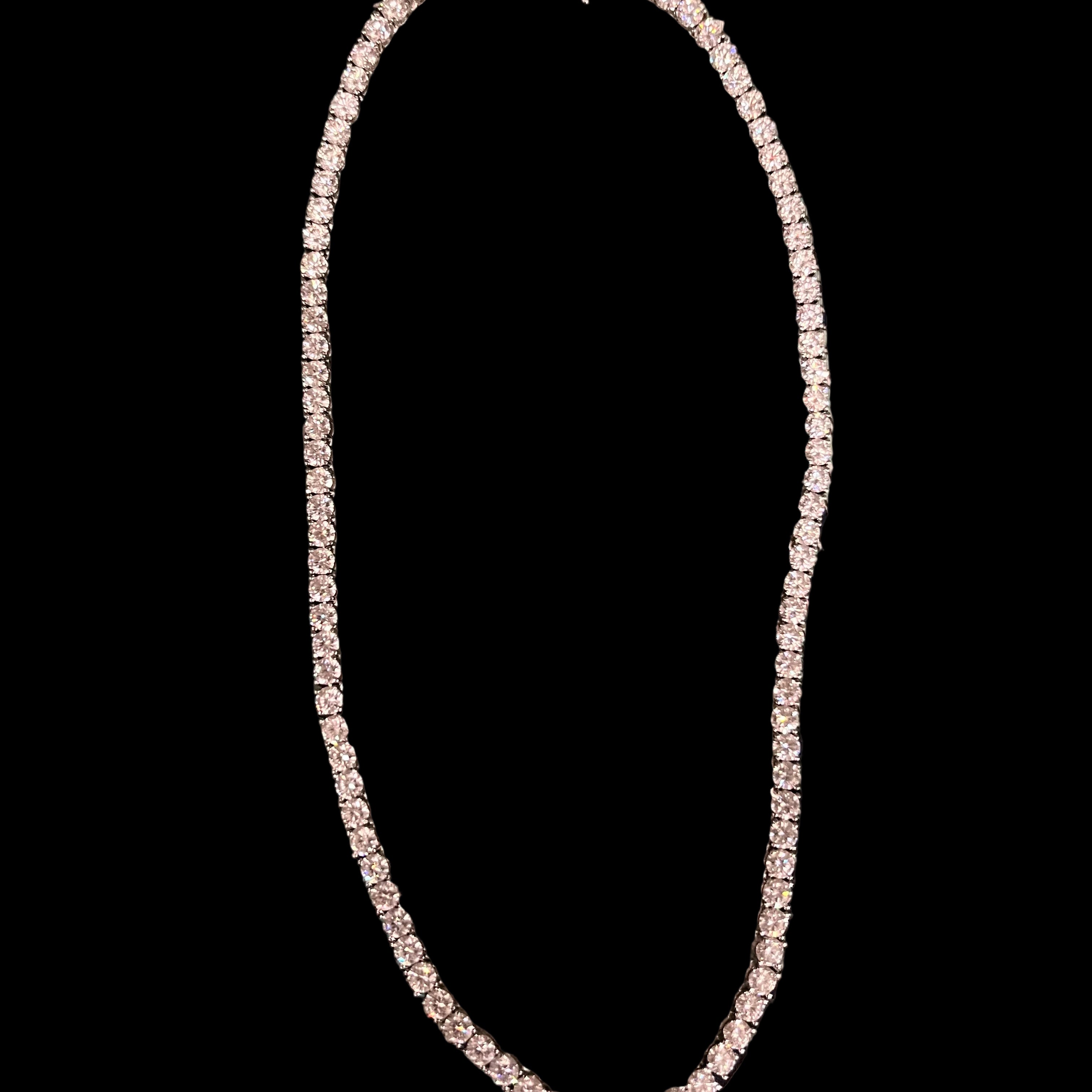 Moissanite Tennis Necklace