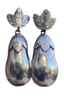 Eggplant Earrings