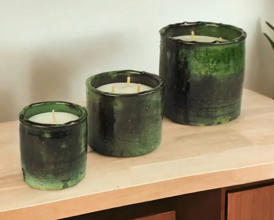 Green Tamegroute Candle Large