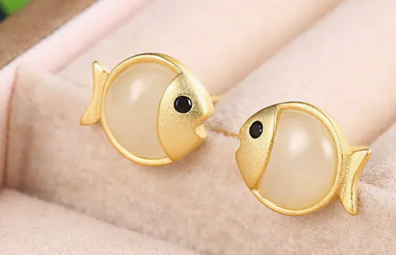 Happy Fishy Studs