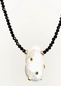 Pearl & Spinel Necklace
