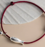 Silver Fish Bracelet or Anklet